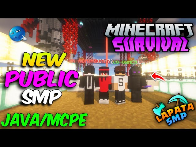 💦 New Best Public Survival Smp Server For Minecraft ❤️‍🩹 | Java + Pe | 24/7 Online | Free To Join 👀