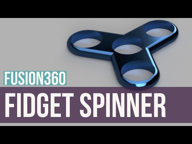 How to create and 3D Print a SIMPLE fidget spinner