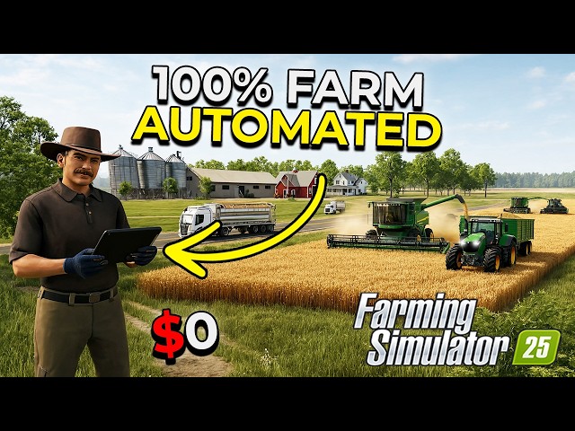 I Build a Farm that Works without ME from Scratch! | Farming Simulator 25