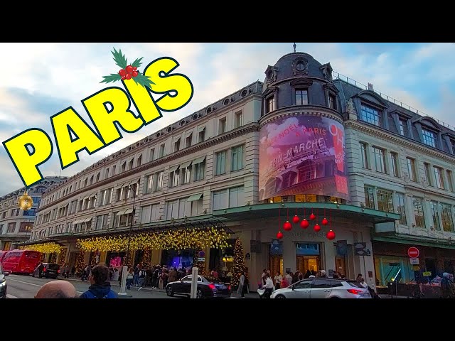 Christmas Vibe in Paris, France - Le Bon Marché : Paris Trotter