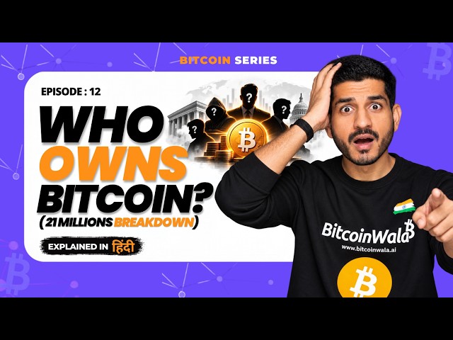 Episode 12: WHO OWNS BITCOIN (21 Million Breakdown) | Explained in English