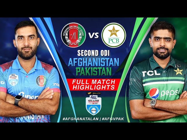 Afghanistan vs Pakistan Cricket Full Match Highlights (2nd ODI) | Super Cola Cup | ACB