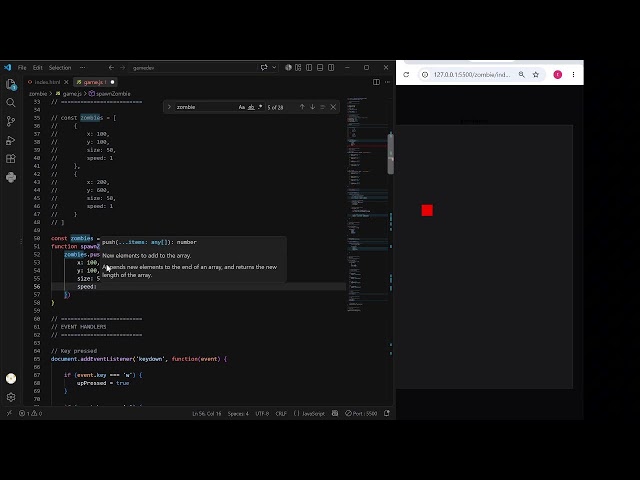 coding a game | beginner project - no talking | zombie game