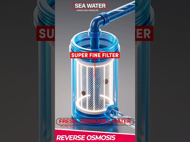 DRINKING THE OCEAN 🌊 How Desalination Works #WaterCrisis #Desalination #Science