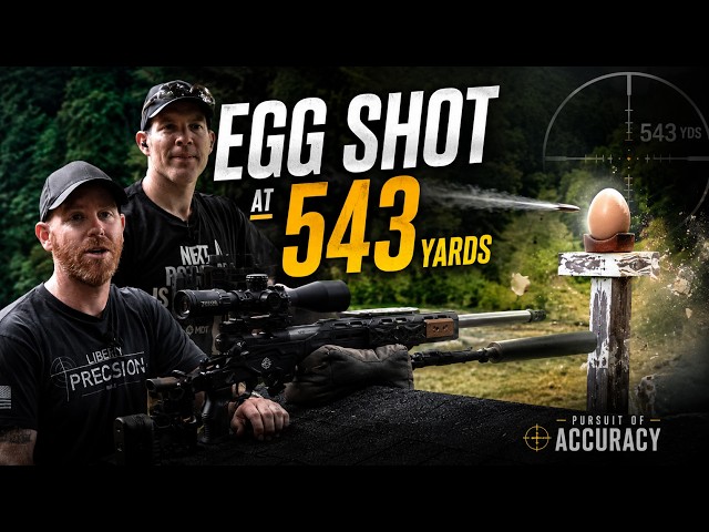 22LR vs Centerfire: Who Can Hit an Egg at 543 Yards?