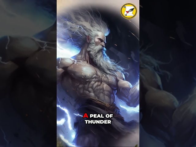 Zeus, No longer Commander of the skies, in the Fight Against Typhon