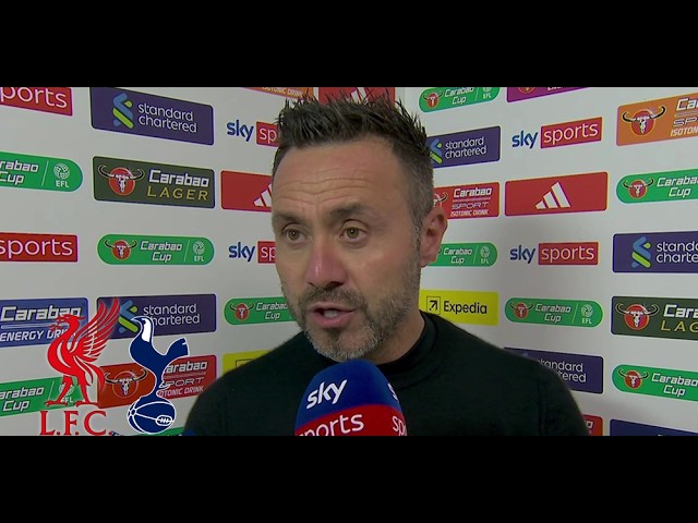 Roberto De Zerbi post match interview 🤬| Liverpool vs Tottenham 3-1