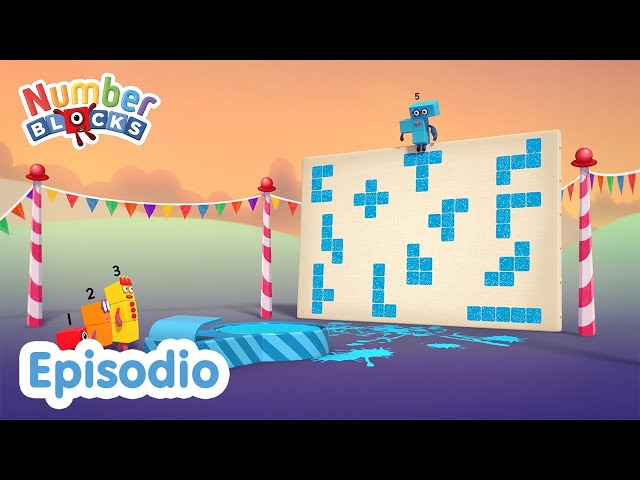 Numberblocks en Español | Episodios completos | ESTAMPOLINES