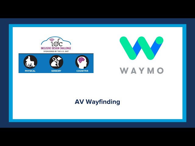 Meet the Inclusive Design Challenge Semifinalists: Waymo