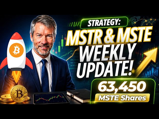 Strategy (MSTR) 🚀🚀 Weekly Update +2050 MSTE Shares! Clarity Act FAIL  =  WHO CARES!