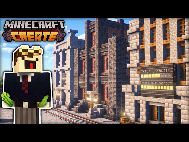 I'm Building an INDUSTRIAL CITY in Minecraft Create Mod!