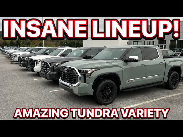 I Walked Into A 2026 Toyota Tundra Configuration Gold Mine! 