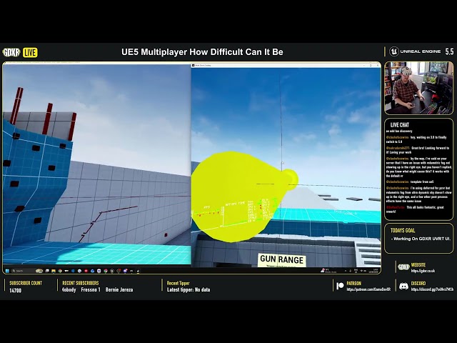 GDXR UVRT 3.0 Update progress - Live Stream Clip