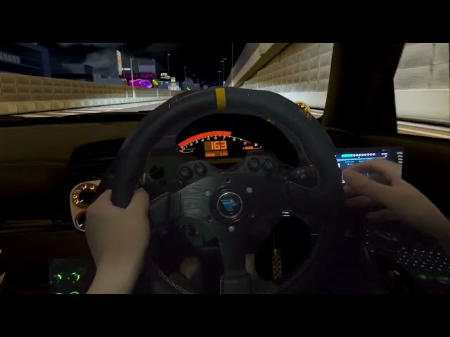 ​Late Night Shutoko Drive in Mixed Reality: Quest 3 Passthrough Sim Test