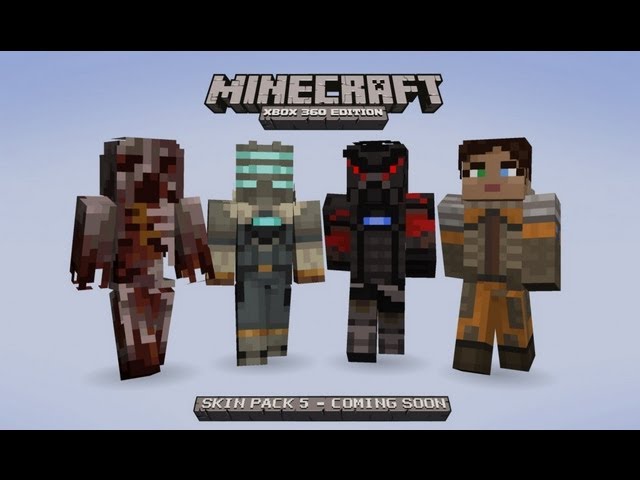 Minecraft Xbox 360 Skin Pack 5 New Screenshots and Release Date!