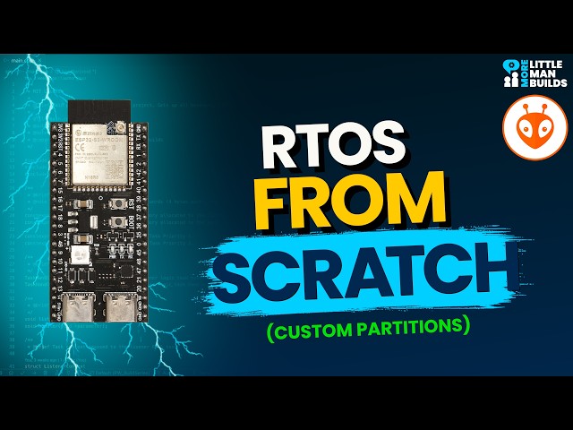 How to Create an ESP32 RTOS Project with Custom Partitions | #1