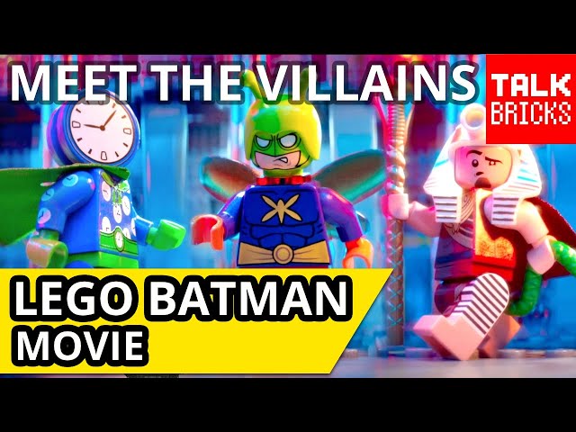 LEGO Batman Movie Meet the Villains Clip Breakdown! PLUS Huge Casting News! Clock King!