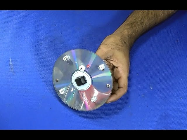 How To Make A Super Bright LED Light On A DVD/ CD Disk