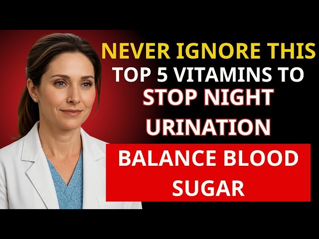 Top 5 Vitamin to Stop Frequent Urination At Night (Lower Blood Sugar) | Health Aura