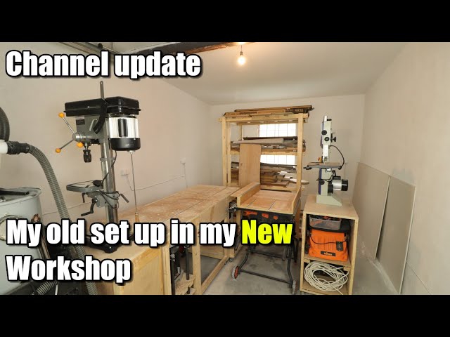 Setting up my workshop - Vlog