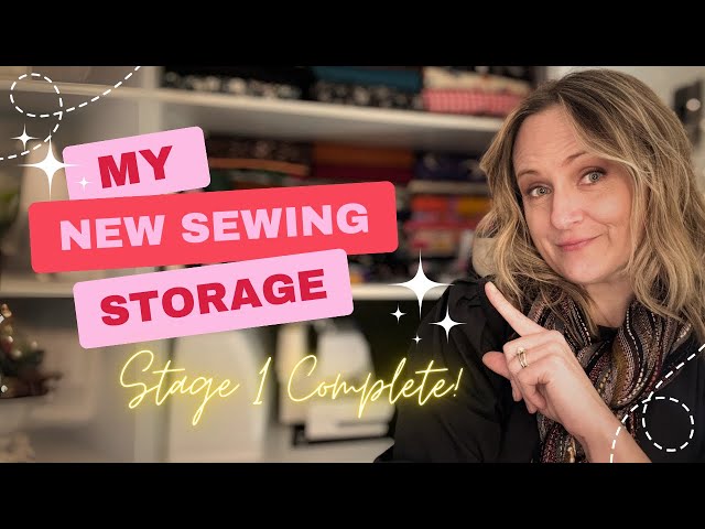 My Sewing Room MAKEOVER! The storage solutions keeping me organized