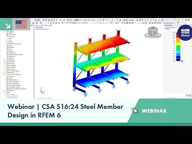 Webinar | CSA S16:24 Steel Member Design in RFEM 6