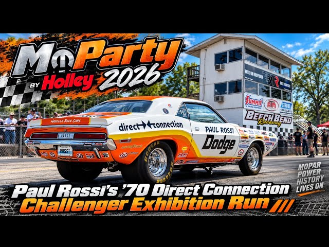 🧨 Holley MoParty Rossi’s 1970 440 Six Pack Super Stock  the first trip down the quarter  #mopar ￼