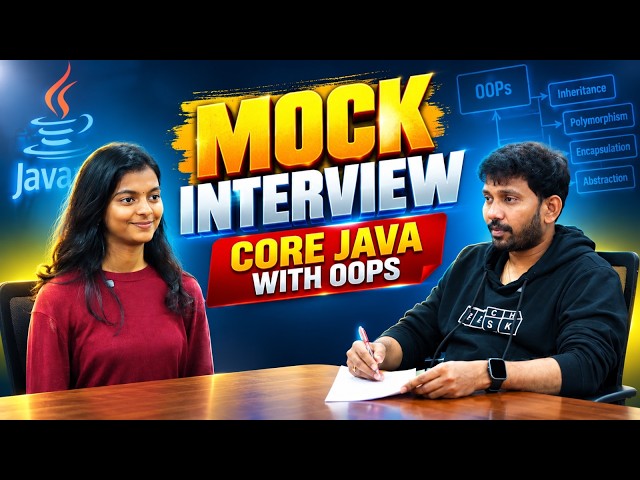 Mock Interview Must Watch | Core Java With OOPS | Best Java Training institute In Hyderabad