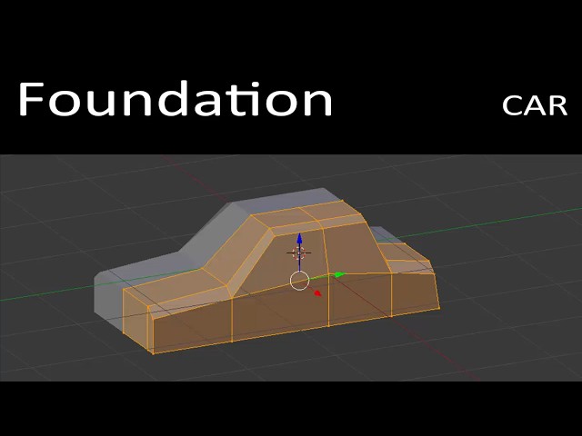 Model a Low-Poly Car Foundation Body in Blender