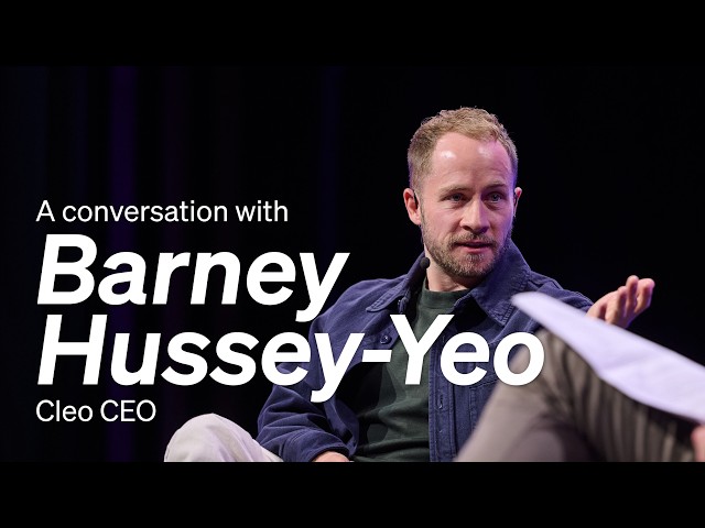 Barney Hussey-Yeo in conversation with John Collison