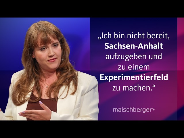 Ulf Poschardt und Ricarda Lang diskutieren über Brandmauer, Migration & Kulturkampf | maischberger
