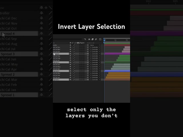 I Neat Tip for the After Effects Timeline