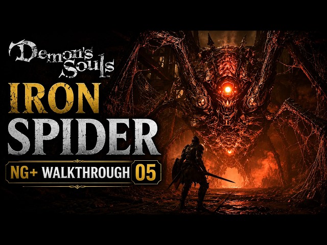 DEMON'S SOULS NG+ - Armor Spider Boss Fight! (Stonefang Tunnel)