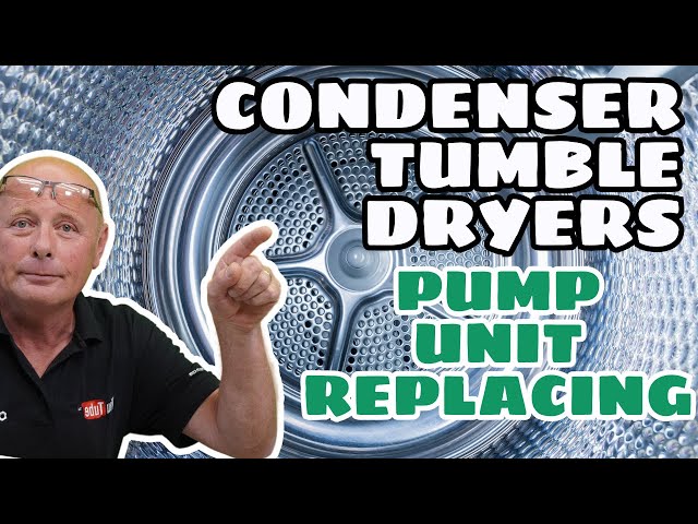 Condenser Tumble Dryer how to replace the pump unit