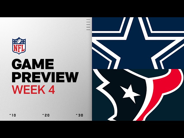 Dallas Cowboys vs Houston Texans | 2026 Week 4 Game Preview