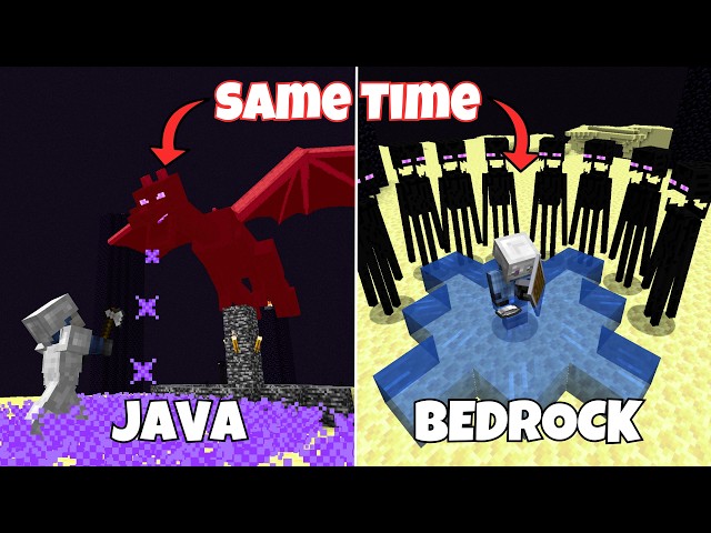 Can You Beat Minecraft Java & Bedrock at The Same Time?