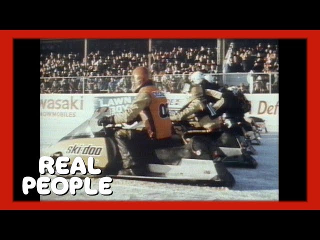 Snowmobile Racing | Real People | George Schlatter