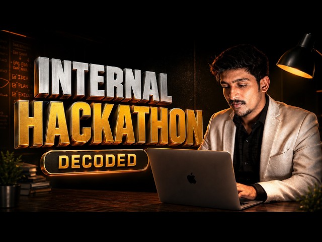 How to Crack SIH 2026 Internal Hackathon 💡| Build a Winning Prototype (AI Era Shift 🤖)