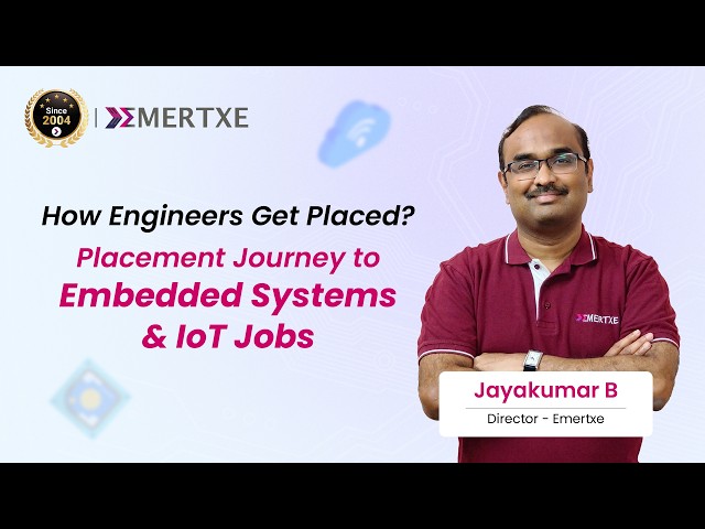 How Engineers Get Placed in 2026? | Embedded Systems & IoT Career Roadmap