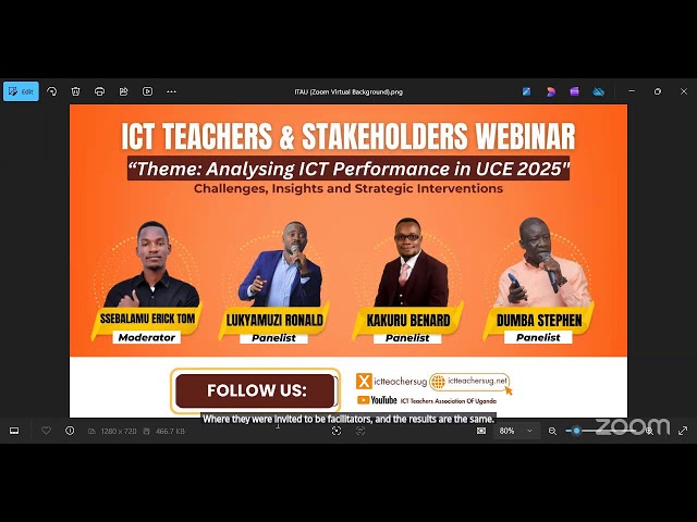Analysing ICT in UCE 2025: Problems, Insights & Strategic Fixes | ITAU Stakeholders Webinar