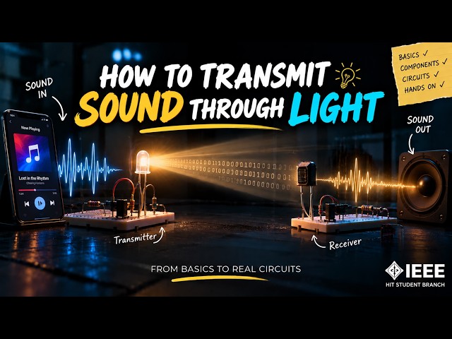 Electronics for Beginners: Learn the Basics & Build 2 Real Circuits | Li-Fi and Sound Reactive LEDs