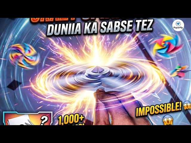 CRAZY SPINNING TOY! 😱 Dunia Ka Sabse Tez Paper Toy Kaise Banaye?  #papercraft #spinning #craft