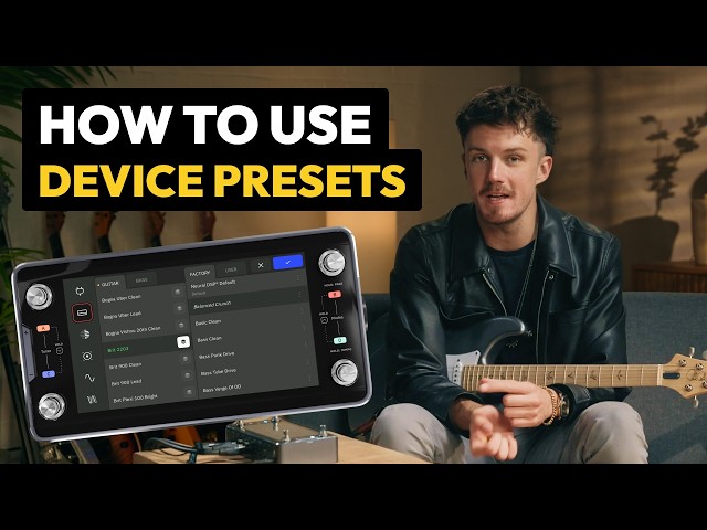 Device Presets on Quad Cortex and Quad Cortex mini | CorOS 4.1.0