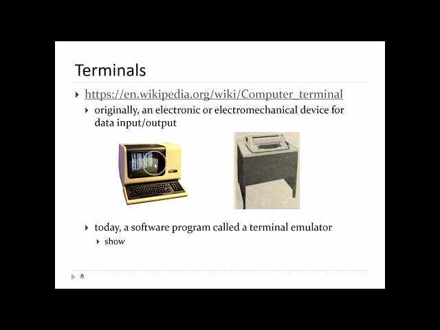 Lecture 2: Very brief history of Linux; Filesystem
