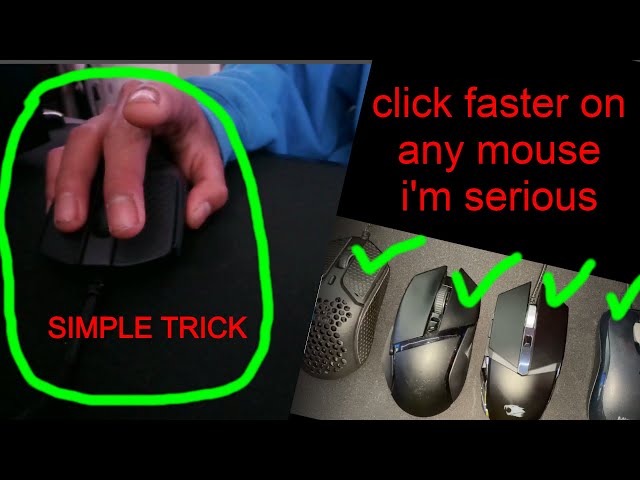 How to click faster on ANY mouse in under 5 minutes (Minecraft PVP)