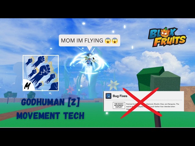 NEW Godhuman Z Movement Tech AFTER PvP Balance Patch | Blox Fruits