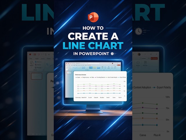 How to Create a Line Chart in PowerPoint