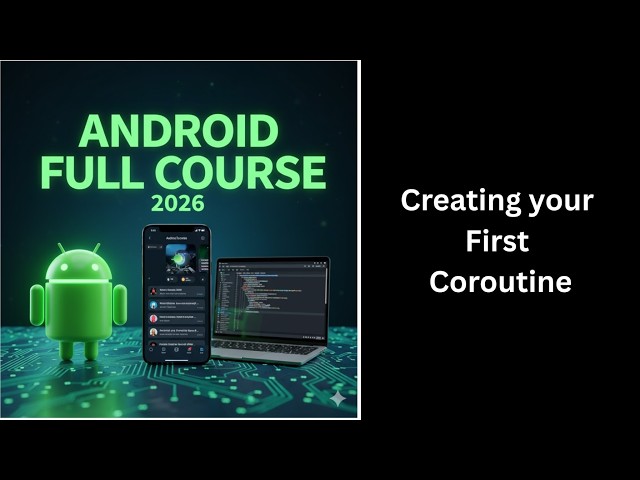 (583) Creating Your First Coroutine in Kotlin | Android Tutorial