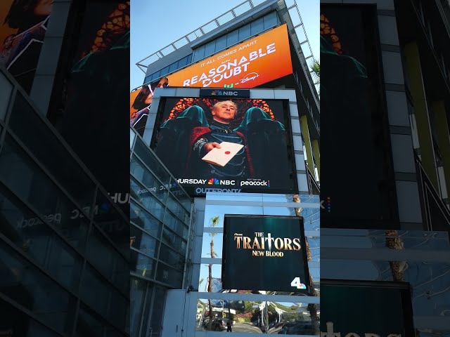 The Traitors New Blood The Voice Seth Meyers Billboards Sunset Blvd Los Angeles CA Sept 24, 2026