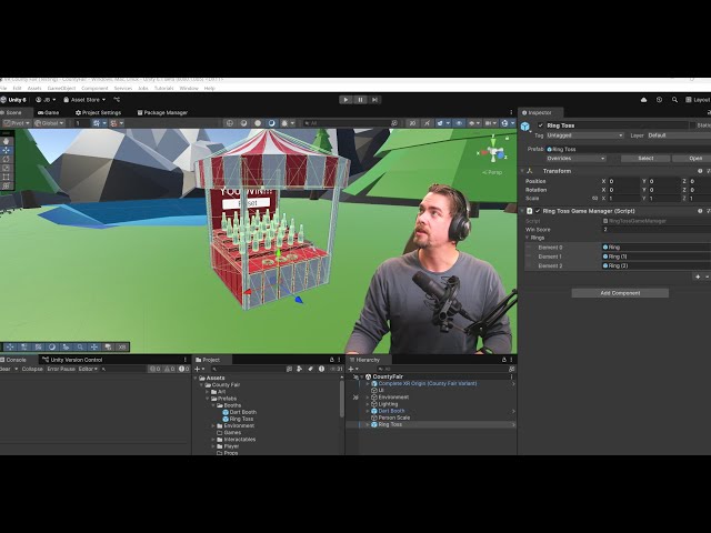 Building a VR balloon popping game